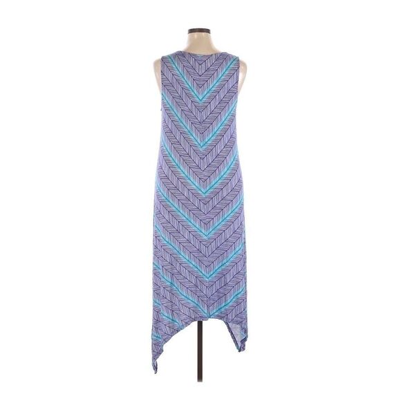 Sleeveless Sundress- Large- rayon/spandex blu - Picture 8 of 9